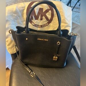 Michael Kors Black Satchel Bag
